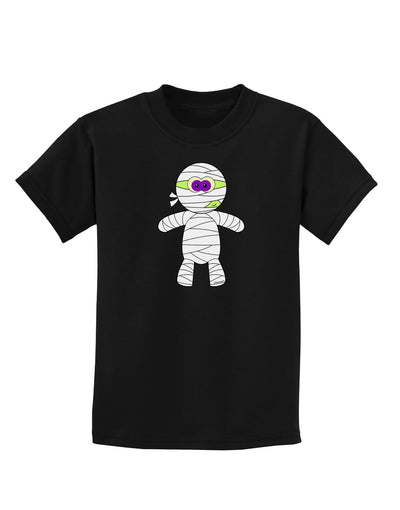 Cute Mummy Halloween Childrens Dark T-Shirt-Childrens T-Shirt-TooLoud-Black-X-Small-Davson Sales