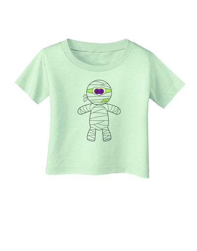 Cute Mummy Halloween Infant T-Shirt-Infant T-Shirt-TooLoud-Light-Green-06-Months-Davson Sales