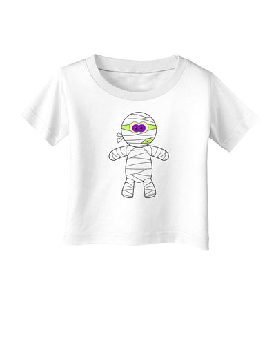 Cute Mummy Halloween Infant T-Shirt-Infant T-Shirt-TooLoud-White-06-Months-Davson Sales