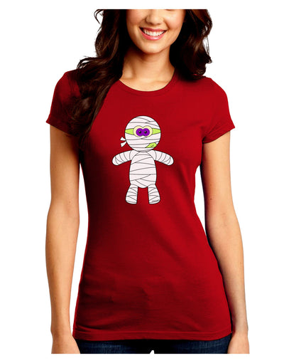 Cute Mummy Halloween Juniors Crew Dark T-Shirt-T-Shirts Juniors Tops-TooLoud-Red-Juniors Fitted Small-Davson Sales