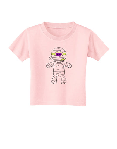 Cute Mummy Halloween Toddler T-Shirt-Toddler T-Shirt-TooLoud-Light-Pink-2T-Davson Sales