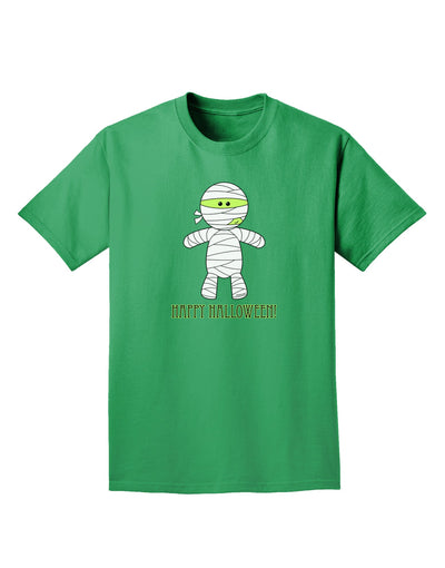 Cute Mummy Happy Halloween Adult Dark T-Shirt-Mens T-Shirt-TooLoud-Kelly-Green-Small-Davson Sales