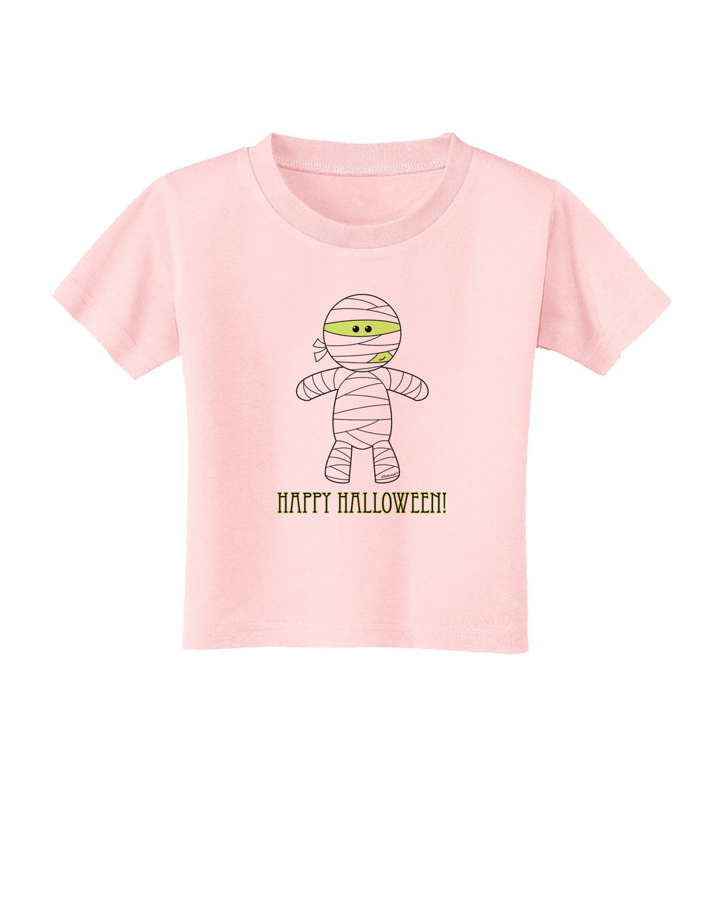 Cute Mummy Happy Halloween Toddler T-Shirt-Toddler T-Shirt-TooLoud-Light-Pink-2T-Davson Sales