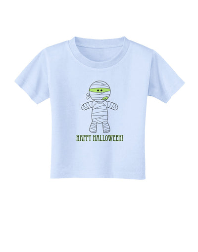 Cute Mummy Happy Halloween Toddler T-Shirt-Toddler T-Shirt-TooLoud-Light-Blue-2T-Davson Sales