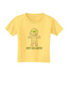 Cute Mummy Happy Halloween Toddler T-Shirt-Toddler T-Shirt-TooLoud-Daffodil-Yellow-2T-Davson Sales