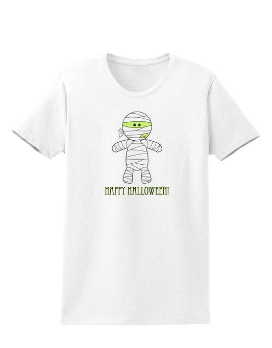 Cute Mummy Happy Halloween Womens T-Shirt-Womens T-Shirt-TooLoud-White-X-Small-Davson Sales