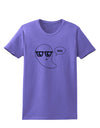 Cute Nerd Ghost Boo Halloween Womens T-Shirt-Womens T-Shirt-TooLoud-Violet-X-Small-Davson Sales