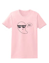 Cute Nerd Ghost Boo Halloween Womens T-Shirt-Womens T-Shirt-TooLoud-PalePink-X-Small-Davson Sales