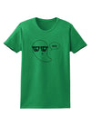 Cute Nerd Ghost Boo Halloween Womens T-Shirt-Womens T-Shirt-TooLoud-Kelly-Green-X-Small-Davson Sales