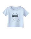 Cute Nerd Ghost Halloween Infant T-Shirt-Infant T-Shirt-TooLoud-Light-Blue-06-Months-Davson Sales