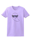 Cute Nerd Ghost Halloween Womens T-Shirt-Womens T-Shirt-TooLoud-Lavender-X-Small-Davson Sales