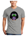 Cute Owl Halloween Adult V-Neck T-shirt-Mens V-Neck T-Shirt-TooLoud-HeatherGray-Small-Davson Sales