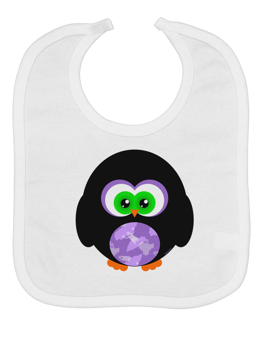 Cute Owl Halloween Baby Bib