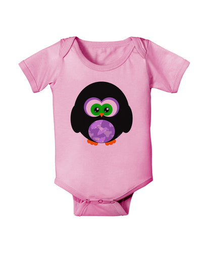 Cute Owl Halloween Baby Romper Bodysuit-Baby Romper-TooLoud-Light-Pink-06-Months-Davson Sales