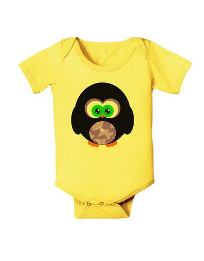 Cute Owl Halloween Baby Romper Bodysuit-Baby Romper-TooLoud-Yellow-06-Months-Davson Sales