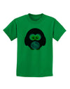 Cute Owl Halloween Childrens T-Shirt-Childrens T-Shirt-TooLoud-Kelly-Green-X-Small-Davson Sales