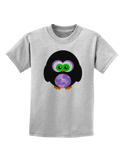 Cute Owl Halloween Childrens T-Shirt-Childrens T-Shirt-TooLoud-AshGray-X-Small-Davson Sales