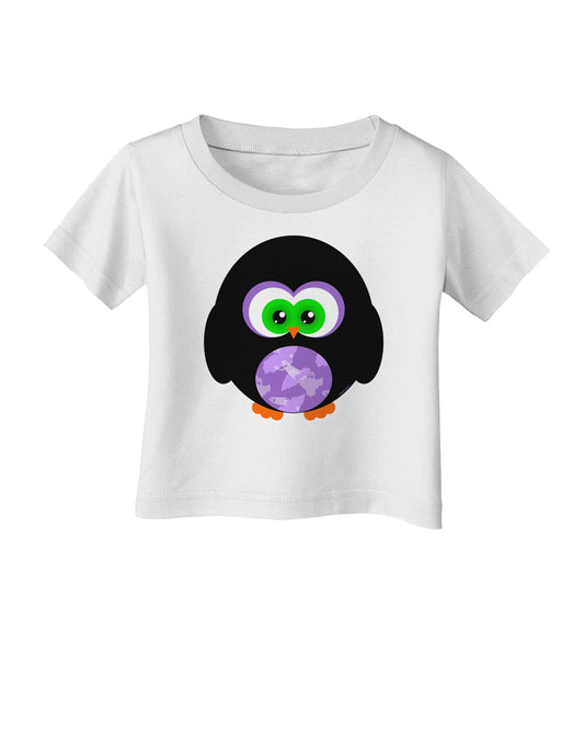 Cute Owl Halloween Infant T-Shirt-Infant T-Shirt-TooLoud-White-06-Months-Davson Sales