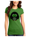 Cute Owl Halloween Juniors T-Shirt-Womens Juniors T-Shirt-TooLoud-Kiwi-Green-Juniors Fitted XS-Davson Sales