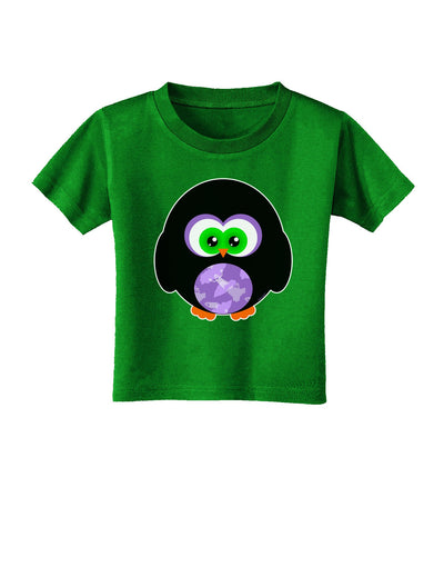 Cute Owl Halloween Toddler T-Shirt Dark-Toddler T-Shirt-TooLoud-Royal-Blue-2T-Davson Sales