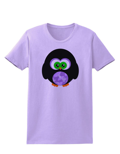 Cute Owl Halloween Womens T-Shirt-Womens T-Shirt-TooLoud-Lavender-X-Small-Davson Sales