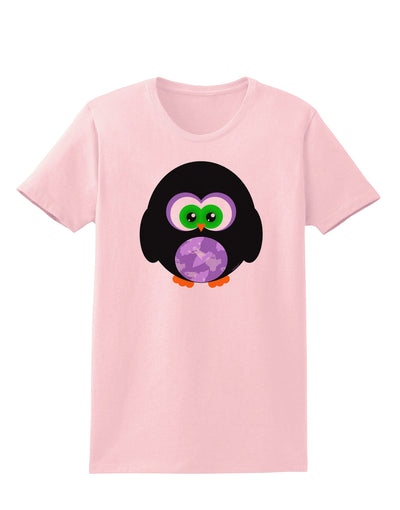 Cute Owl Halloween Womens T-Shirt-Womens T-Shirt-TooLoud-PalePink-X-Small-Davson Sales