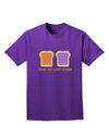 Cute PB and J Design - Made for Each Other Adult Dark T-Shirt by TooLoud-Mens T-Shirt-TooLoud-Purple-Small-Davson Sales