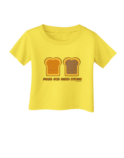 Cute PB and J Design - Made for Each Other Infant T-Shirt by TooLoud-Infant T-Shirt-TooLoud-Yellow-06-Months-Davson Sales