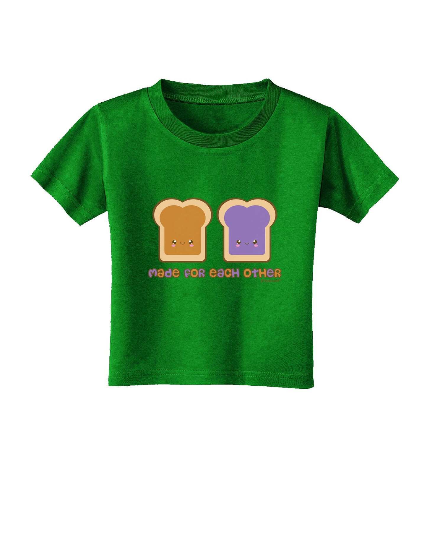 Cute PB and J Design - Made for Each Other Toddler T-Shirt Dark by TooLoud-Toddler T-Shirt-TooLoud-Royal-Blue-2T-Davson Sales