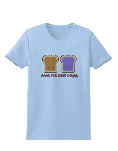 Cute PB and J Design - Made for Each Other Womens T-Shirt by TooLoud-Womens T-Shirt-TooLoud-Light-Blue-X-Small-Davson Sales