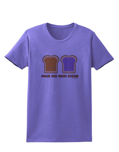 Cute PB and J Design - Made for Each Other Womens T-Shirt by TooLoud-Womens T-Shirt-TooLoud-Violet-X-Small-Davson Sales