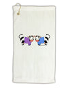 Cute Pair of Sweater Cows Micro Terry Gromet Golf Towel 11&#x22;x19-Golf Towel-TooLoud-White-Davson Sales