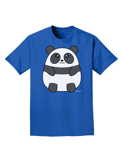 Cute Panda Bear Adult Dark T-Shirt by TooLoud-Mens T-Shirt-TooLoud-Royal-Blue-Small-Davson Sales