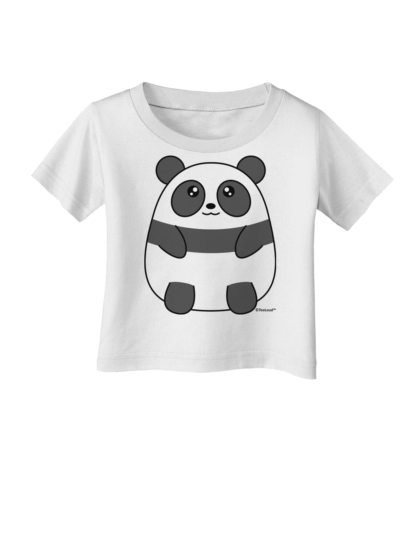 Cute Panda Bear Infant T-Shirt by TooLoud-Infant T-Shirt-TooLoud-White-06-Months-Davson Sales