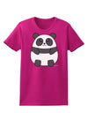 Cute Panda Bear Womens Dark T-Shirt by TooLoud-Womens T-Shirt-TooLoud-Hot-Pink-Small-Davson Sales