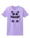 Cute Panda Bear Womens T-Shirt by TooLoud-Womens T-Shirt-TooLoud-Lavender-X-Small-Davson Sales