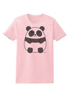 Cute Panda Bear Womens T-Shirt by TooLoud-Womens T-Shirt-TooLoud-PalePink-X-Small-Davson Sales