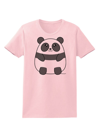 Cute Panda Bear Womens T-Shirt by TooLoud-Womens T-Shirt-TooLoud-PalePink-X-Small-Davson Sales