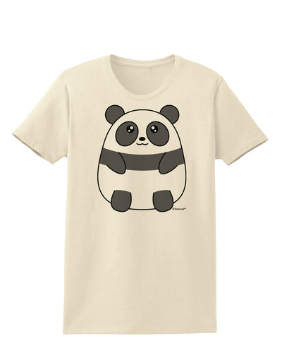 Cute Panda Bear Womens T-Shirt by TooLoud-Womens T-Shirt-TooLoud-Natural-X-Small-Davson Sales