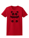 Cute Panda Bear Womens T-Shirt by TooLoud-Womens T-Shirt-TooLoud-Red-X-Small-Davson Sales