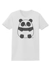 Cute Panda Bear Womens T-Shirt by TooLoud-Womens T-Shirt-TooLoud-White-X-Small-Davson Sales