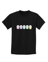 Cute Pastel Bunnies Childrens Dark T-Shirt by TooLoud-Childrens T-Shirt-TooLoud-Black-X-Small-Davson Sales