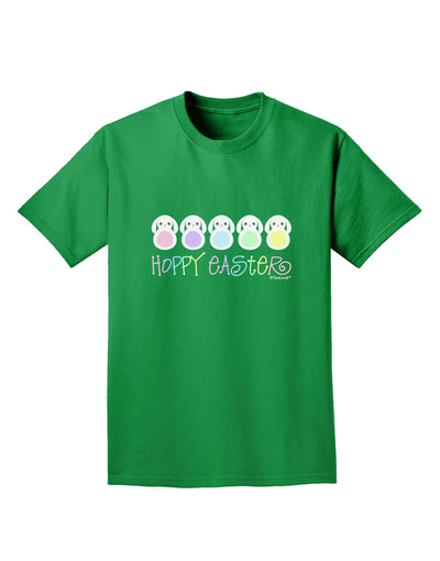 Cute Pastel Bunnies - Hoppy Easter Adult Dark T-Shirt by TooLoud-Mens T-Shirt-TooLoud-Kelly-Green-Small-Davson Sales