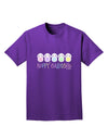 Cute Pastel Bunnies - Hoppy Easter Adult Dark T-Shirt by TooLoud-Mens T-Shirt-TooLoud-Purple-Small-Davson Sales