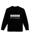 Cute Pastel Bunnies - Hoppy Easter Adult Long Sleeve Dark T-Shirt by TooLoud-TooLoud-Black-Small-Davson Sales