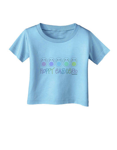 Cute Pastel Bunnies - Hoppy Easter Infant T-Shirt by TooLoud-Infant T-Shirt-TooLoud-Aquatic-Blue-06-Months-Davson Sales