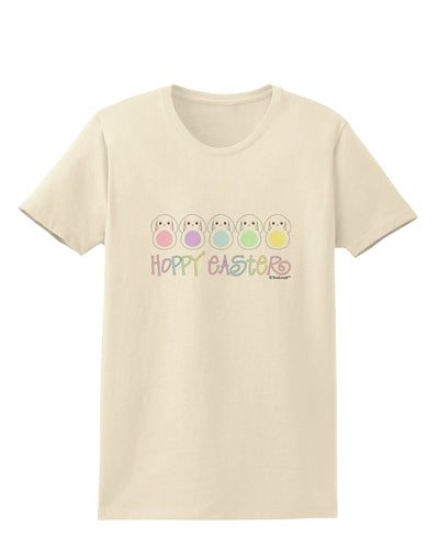 Cute Pastel Bunnies - Hoppy Easter Womens T-Shirt by TooLoud-Womens T-Shirt-TooLoud-Natural-X-Small-Davson Sales