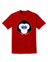 Cute Penguin Christmas Adult Dark T-Shirt-Mens T-Shirt-TooLoud-Red-Small-Davson Sales