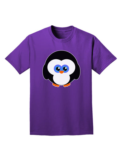 Cute Penguin Christmas Adult Dark T-Shirt-Mens T-Shirt-TooLoud-Purple-Small-Davson Sales