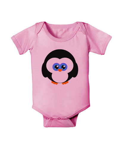 Cute Penguin Christmas Baby Romper Bodysuit-Baby Romper-TooLoud-Light-Pink-06-Months-Davson Sales